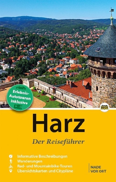 Buchcover und Innenansicht für das Buch: Harz - Der Reiseführer