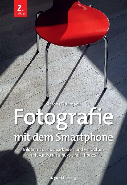 Buchcover und Innenansicht für das Buch: Fotografie mit dem Smartphone