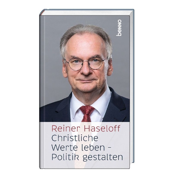 Buchcover und Innenansicht für das Buch: Christliche Werte leben - Politik gestalten