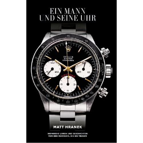 Buchcover und Innenansicht für das Buch: Ein Mann und seine Uhr