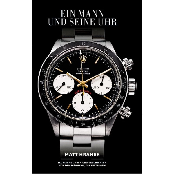 Buchcover und Innenansicht für das Buch: Ein Mann und seine Uhr