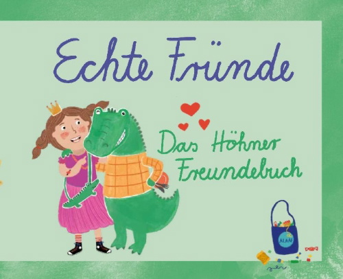 Buchcover und Innenansicht für das Buch: Echte Fründe - Das Höhner Freundebuch