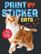 Buchcover und Innenansicht für das Buch: Paint by Sticker: Cats