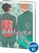 Buchcover und Innenansicht für das Buch: Heartstopper Volume 1 (deutsche Hardcover-Ausgabe)