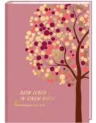 Buchcover und Innenansicht für das Buch: DEIN LEBEN IN EINEM BUCH (rosé)