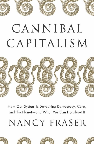 Buchcover und Innenansicht für das Buch: Cannibal Capitalism