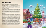 Buchcover und Innenansicht für das Buch: Escape-Adventskalender für Minecrafter: Der Angriff des Winter-Withers