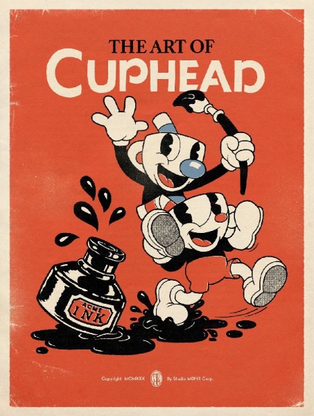 Buchcover und Innenansicht für das Buch: The Art of Cuphead