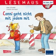 Buchcover und Innenansicht für das Buch: LESEMAUS 137: Conni geht nicht mit jedem mit