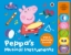 Buchcover und Innenansicht für das Buch: Peppa Pig: Peppa's Musical Instruments