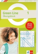 Buchcover und Innenansicht für das Buch: Green Line 1 (ab 2021) Klasse 5 - Übungsblock zum Schulbuch