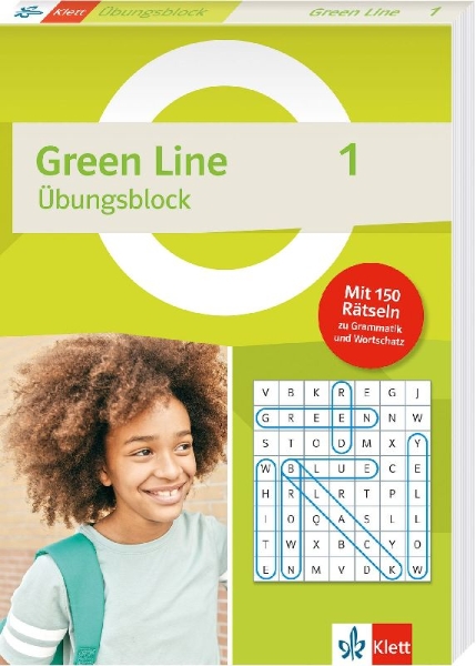 Buchcover und Innenansicht für das Buch: Green Line 1 (ab 2021) Klasse 5 - Übungsblock zum Schulbuch