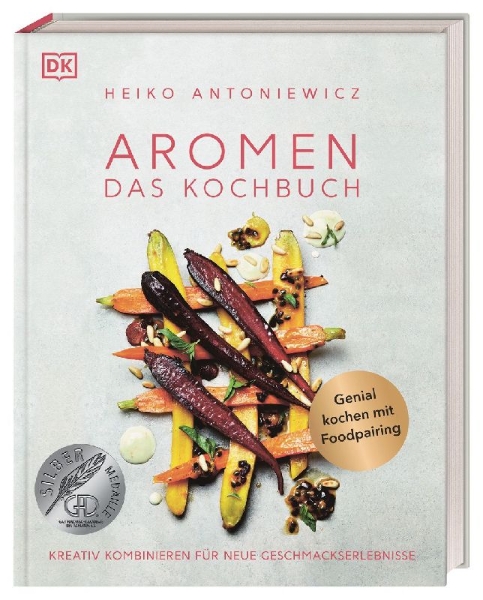 Buchcover und Innenansicht für das Buch: Aromen - Das Kochbuch