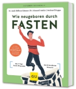 Buchcover und Innenansicht für das Buch: Wie neugeboren durch Fasten