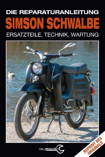 Buchcover und Innenansicht für das Buch: Simson Schwalbe - Die Reparaturanleitung
