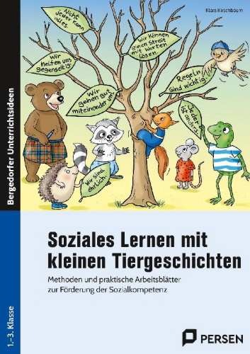 Buchcover und Innenansicht für das Buch: Soziales Lernen mit kleinen Tiergeschichten - GS