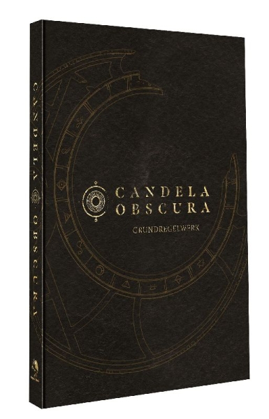 Buchcover und Innenansicht für das Buch: Candela Obscura: Grundregelwerk (Hardcover)