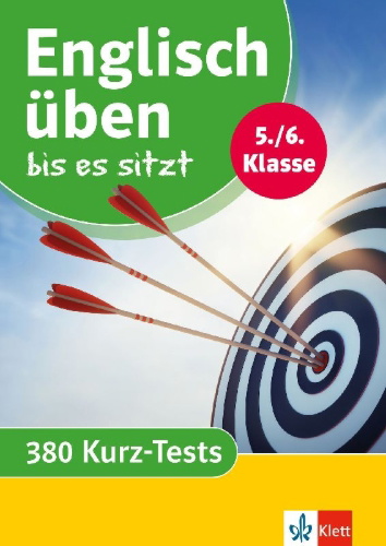 Buchcover und Innenansicht für das Buch: Englisch üben bis es sitzt 5./6. Klasse