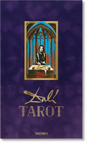 Buchcover und Innenansicht für das Buch: Dalí. Tarot