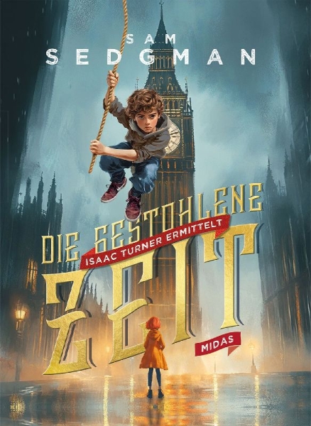 Buchcover und Innenansicht für das Buch: Die gestohlene Zeit