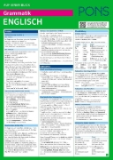 Buchcover und Innenansicht für das Buch: PONS Grammatik auf einen Blick Englisch