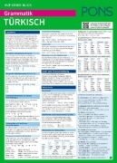 Buchcover und Innenansicht für das Buch: PONS Grammatik auf einen Blick Türkisch