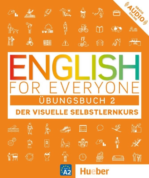 Buchcover und Innenansicht für das Buch: English for Everyone Übungsbuch 2
