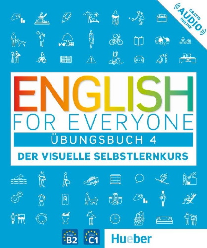 Buchcover und Innenansicht für das Buch: English for Everyone 4 - Übungsbuch