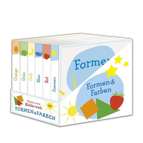 Buchcover und Innenansicht für das Buch: Meine erste Bilderwelt - Formen & Farben
