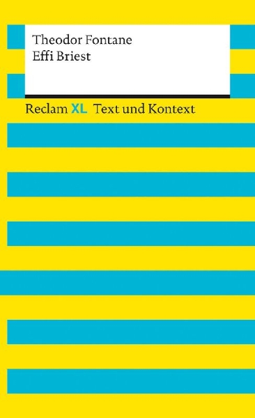Buchcover und Innenansicht für das Buch: Effi Briest. Textausgabe mit Kommentar und Materialien