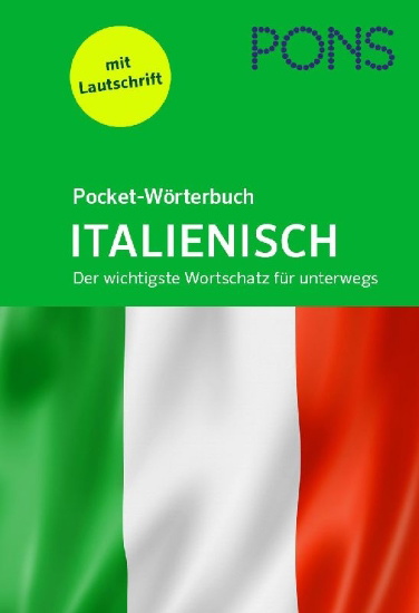 Buchcover und Innenansicht für das Buch: PONS Pocket-Wörterbuch Italienisch