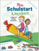 Buchcover und Innenansicht für das Buch: Mein Schulstart-Rätselbuch