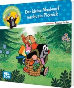 Buchcover und Innenansicht für das Buch: Der kleine Maulwurf: Der kleine Maulwurf macht ein Picknick