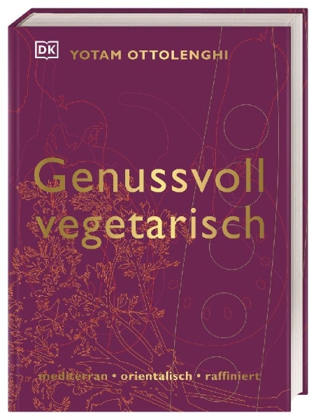Buchcover und Innenansicht für das Buch: Genussvoll vegetarisch
