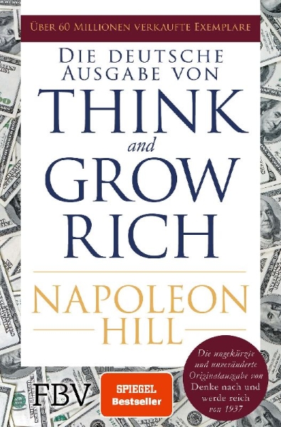 Buchcover und Innenansicht für das Buch: Think and Grow Rich - Deutsche Ausgabe