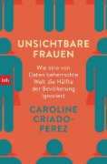 Buchcover und Innenansicht für das Buch: Invisible Women. Exposing data in a world designed for men