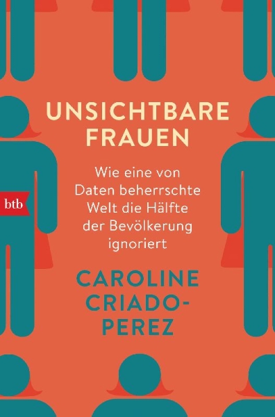 Buchcover und Innenansicht für das Buch: Invisible Women. Exposing data in a world designed for men
