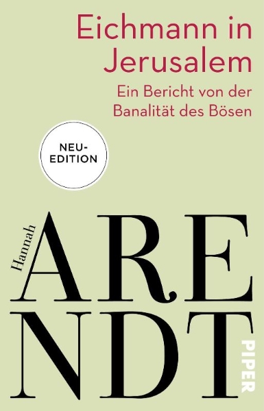 Buchcover und Innenansicht für das Buch: Eichmann in Jerusalem