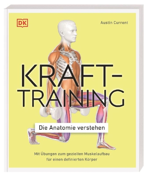 Buchcover und Innenansicht für das Buch: Krafttraining - Die Anatomie verstehen