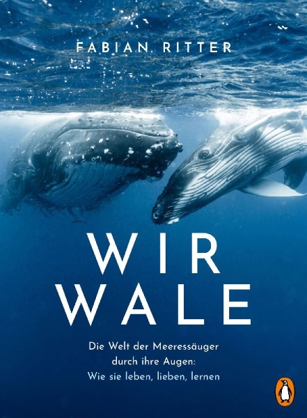 Buchcover und Innenansicht für das Buch: Wir Wale