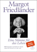 Buchcover und Innenansicht für das Buch: Margot Friedländer. Eine Stimme für das Leben