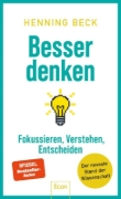 Buchcover und Innenansicht für das Buch: Besser denken