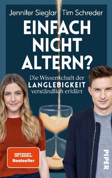 Buchcover und Innenansicht für das Buch: Einfach nicht altern?
