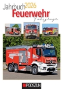 Buchcover und Innenansicht für das Buch: Jahrbuch Feuerwehrfahrzeuge 2026