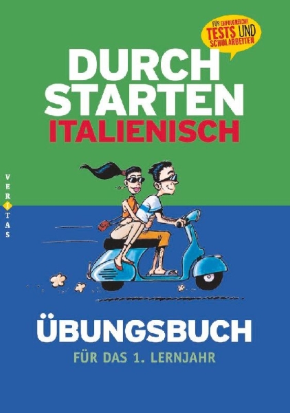Buchcover und Innenansicht für das Buch: Durchstarten Italienisch 1. Lernjahr. Übungsbuch