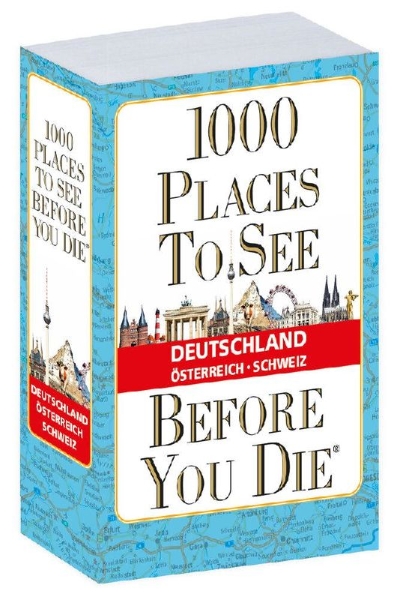 Buchcover und Innenansicht für das Buch: 1.000 Places to see before you die - DACH - verkleinerte Sonderausgabe