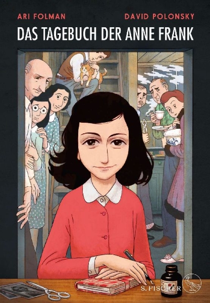 Buchcover und Innenansicht für das Buch: Das Tagebuch der Anne Frank
