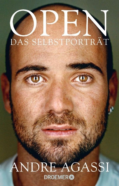 Buchcover und Innenansicht für das Buch: Open. An Autobiography