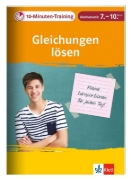 Buchcover und Innenansicht für das Buch: 10-Minuten-Training Mathematik Gleichungen lösen 7. - 10. Klasse
