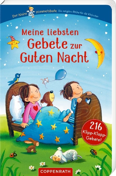 Buchcover und Innenansicht für das Buch: Meine liebsten Gebete zur Guten Nacht